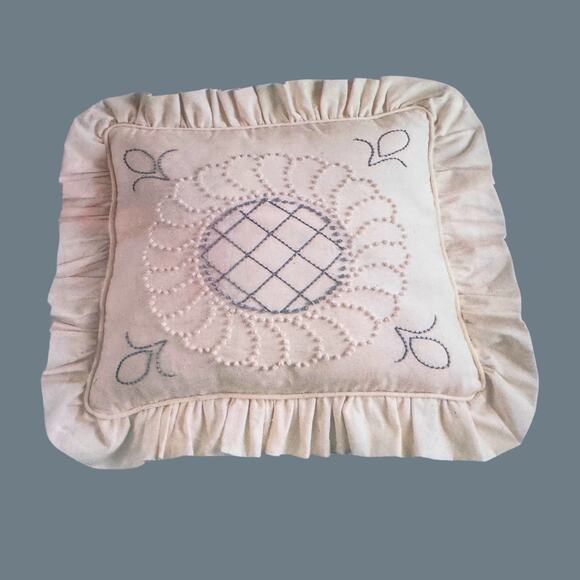 Vintage 1983 Leisure Arts Candlewicking Kit – Feather Circle by Alyson Gonsalves - Picture 4 of 5